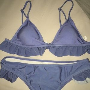 Ruffle bikini set